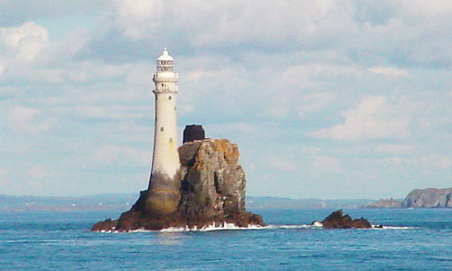 Fastnet Rock with Cape Clear to the right