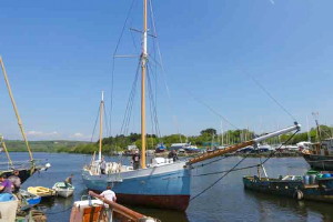 Historic ketch 'Ilen' launched